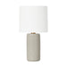 Myhouse Lighting Visual Comfort Studio - BT1101WHC1 - One Light Table Lamp - Shanghai - White Crackle
