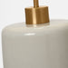Myhouse Lighting Visual Comfort Studio - BT1101WHC1 - One Light Table Lamp - Shanghai - White Crackle