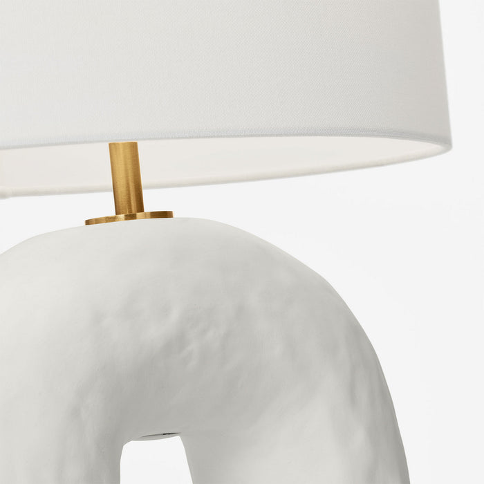 Myhouse Lighting Visual Comfort Studio - HT1081MWC1 - One Light Table Lamp - Aura - Matte White Ceramic
