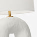 Myhouse Lighting Visual Comfort Studio - HT1081MWC1 - One Light Table Lamp - Aura - Matte White Ceramic