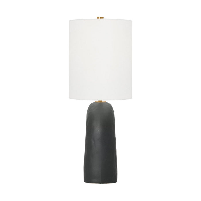 Myhouse Lighting Visual Comfort Studio - HT1081RBC1 - One Light Table Lamp - Aura - Rough Black Ceramic