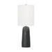 Myhouse Lighting Visual Comfort Studio - HT1081RBC1 - One Light Table Lamp - Aura - Rough Black Ceramic
