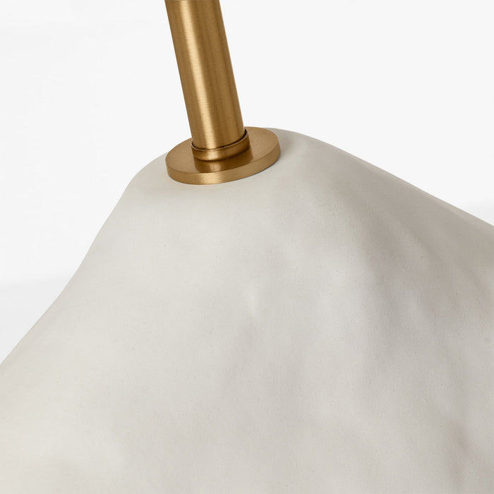 Myhouse Lighting Visual Comfort Studio - HT1091MWC1 - One Light Table Lamp - Broxton - Matte White Ceramic