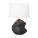 Myhouse Lighting Visual Comfort Studio - HT1091RBC1 - One Light Table Lamp - Broxton - Rough Black Ceramic