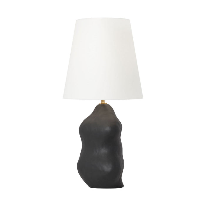 Myhouse Lighting Visual Comfort Studio - HT1091RBC1 - One Light Table Lamp - Broxton - Rough Black Ceramic
