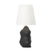 Myhouse Lighting Visual Comfort Studio - HT1091RBC1 - One Light Table Lamp - Broxton - Rough Black Ceramic