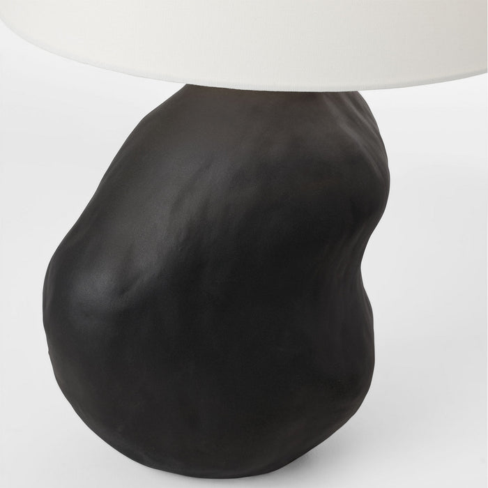 Myhouse Lighting Visual Comfort Studio - HT1091RBC1 - One Light Table Lamp - Broxton - Rough Black Ceramic