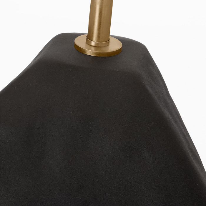 Myhouse Lighting Visual Comfort Studio - HT1101RBC1 - One Light Table Lamp - Sybert - Rough Black Ceramic