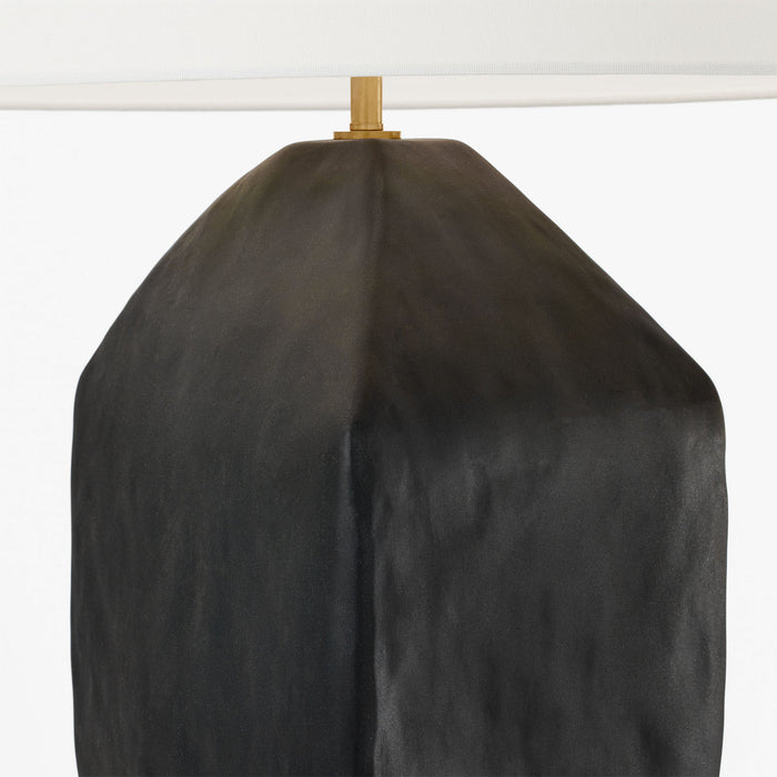 Myhouse Lighting Visual Comfort Studio - HT1101RBC1 - One Light Table Lamp - Sybert - Rough Black Ceramic