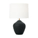Myhouse Lighting Visual Comfort Studio - HT1111RBC1 - One Light Table Lamp - Cadley - Rough Black Ceramic