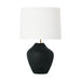 Myhouse Lighting Visual Comfort Studio - HT1111RBC1 - One Light Table Lamp - Cadley - Rough Black Ceramic