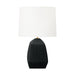 Myhouse Lighting Visual Comfort Studio - HT1121RBC1 - One Light Table Lamp - Tallulah - Rough Black Ceramic