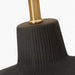 Myhouse Lighting Visual Comfort Studio - HT1131RBC1 - One Light Table Lamp - Panola - Rough Black Ceramic