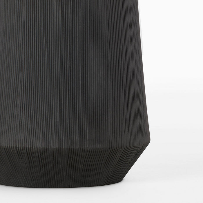 Myhouse Lighting Visual Comfort Studio - HT1131RBC1 - One Light Table Lamp - Panola - Rough Black Ceramic