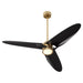 Myhouse Lighting Oxygen - 3-127-40 - 60"Ceiling Fan - Xega - Aged Brass