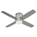 Myhouse Lighting Oxygen - 3-128-24 - 44"Ceiling Fan - Oslo Hugger - Satin Nickel