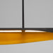 Myhouse Lighting Oxygen - 3-408-1540 - LED Chandelier - Pivot - Black W/ Aged Brass