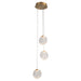 Myhouse Lighting Oxygen - 3-6050-40 - LED Pendant - Axiom - Aged Brass