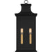 Myhouse Lighting Quoizel - ABY8408MBK - Two Light Outdoor Wall Mount - Abernathy - Matte Black