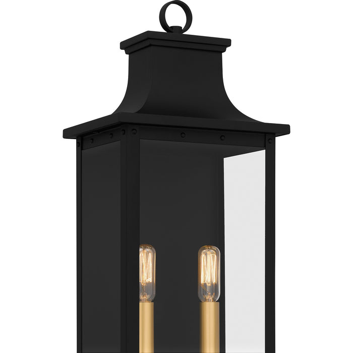 Myhouse Lighting Quoizel - ABY8408MBK - Two Light Outdoor Wall Mount - Abernathy - Matte Black