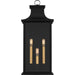 Myhouse Lighting Quoizel - ABY8409MBK - Three Light Outdoor Wall Mount - Abernathy - Matte Black