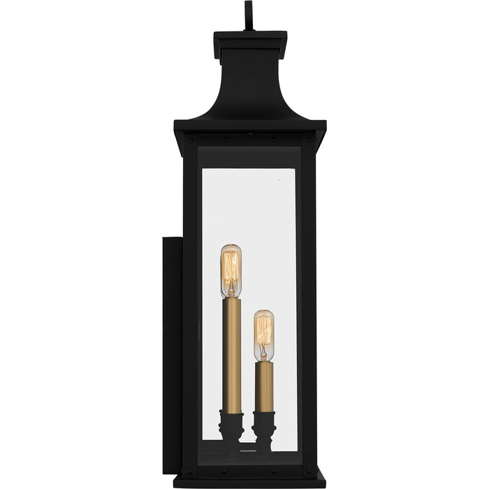 Myhouse Lighting Quoizel - ABY8409MBK - Three Light Outdoor Wall Mount - Abernathy - Matte Black