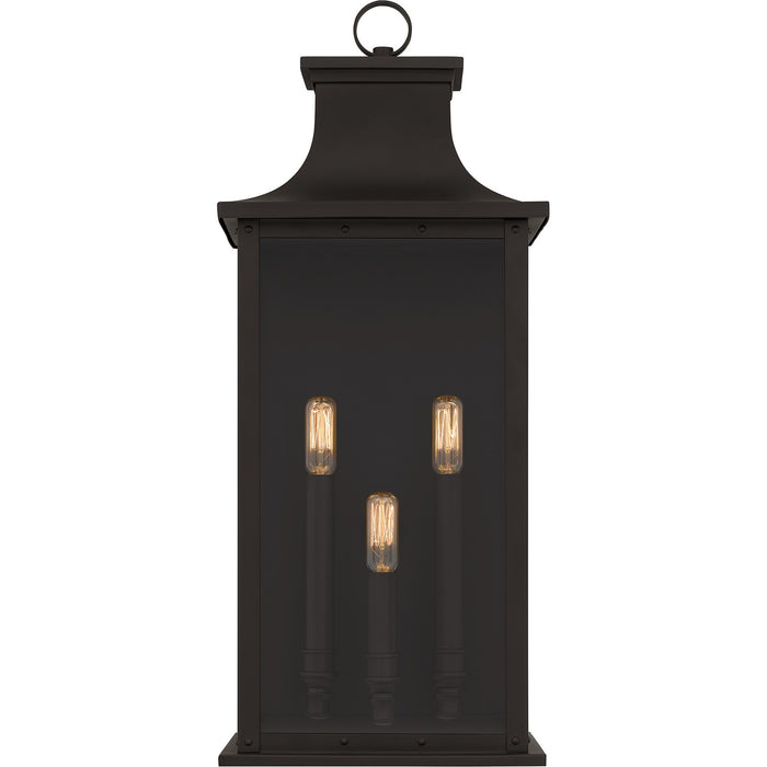 Myhouse Lighting Quoizel - ABY8409OZ - Three Light Outdoor Wall Mount - Abernathy - Old Bronze