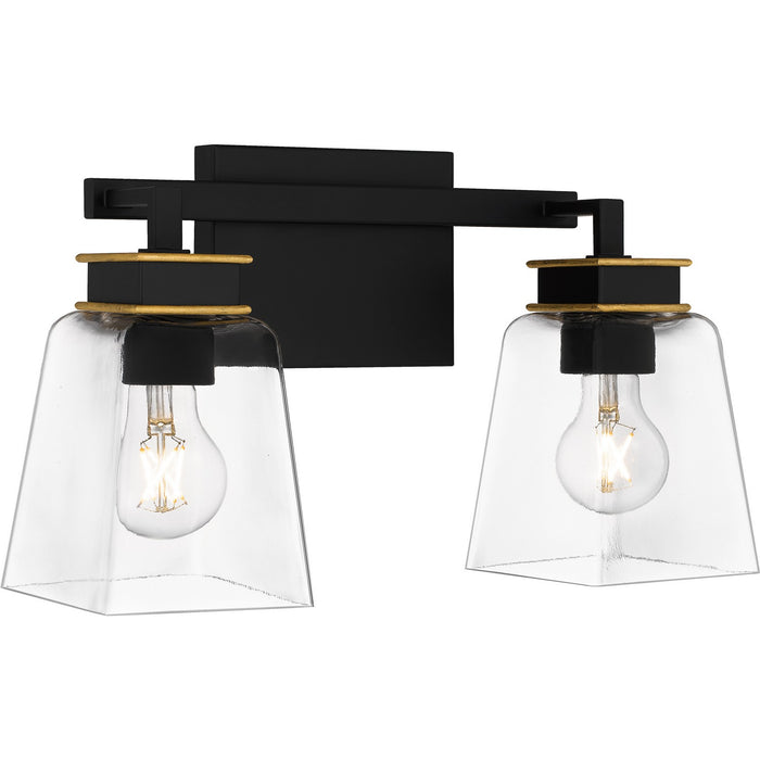 Myhouse Lighting Quoizel - ALY8615MBK - Two Light Bath - Almany - Matte Black