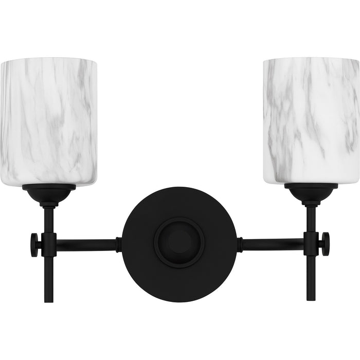 Myhouse Lighting Quoizel - ARI8615MBK - Two Light Bath - Aria - Matte Black