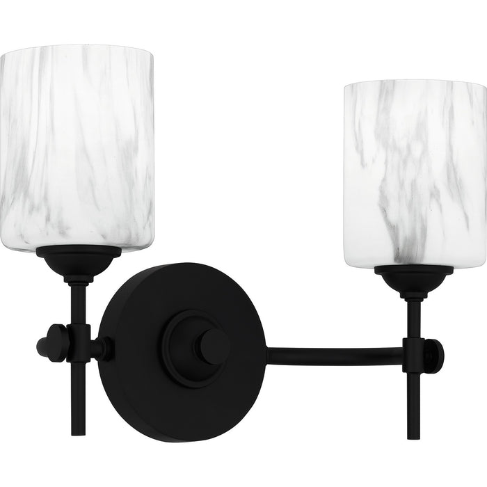 Myhouse Lighting Quoizel - ARI8615MBK - Two Light Bath - Aria - Matte Black