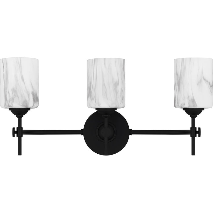 Myhouse Lighting Quoizel - ARI8622MBK - Three Light Bath - Aria - Matte Black