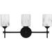 Myhouse Lighting Quoizel - ARI8622MBK - Three Light Bath - Aria - Matte Black