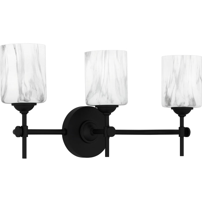 Myhouse Lighting Quoizel - ARI8622MBK - Three Light Bath - Aria - Matte Black