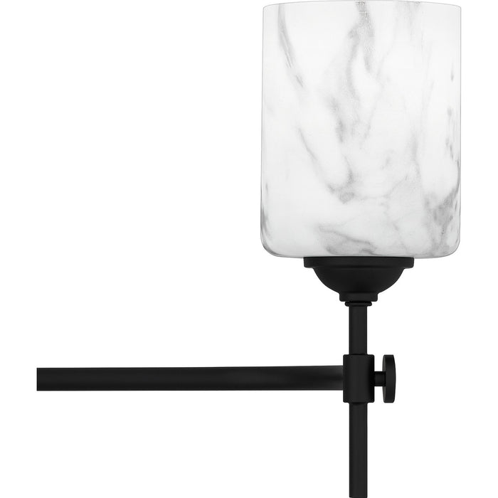 Myhouse Lighting Quoizel - ARI8631MBK - Four Light Bath - Aria - Matte Black