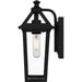 Myhouse Lighting Quoizel - BLV8406MBK - One Light Outdoor Wall Mount - Boulevard - Matte Black