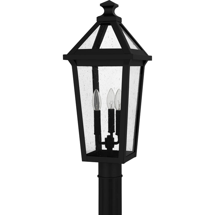 Myhouse Lighting Quoizel - BLV9009MBK - Three Light Outdoor Post Mount - Boulevard - Matte Black