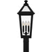 Myhouse Lighting Quoizel - BLV9009MBK - Three Light Outdoor Post Mount - Boulevard - Matte Black