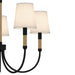 Myhouse Lighting Quoizel - BYL5025MBK - Five Light Chandelier - Bayside - Matte Black