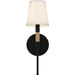 Myhouse Lighting Quoizel - BYL8705MBK - One Light Wall Sconce - Bayside - Matte Black