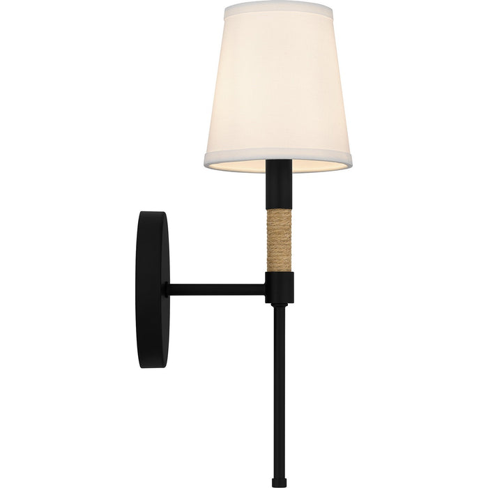 Myhouse Lighting Quoizel - BYL8705MBK - One Light Wall Sconce - Bayside - Matte Black