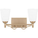 Myhouse Lighting Quoizel - ESR8616BGD - Two Light Bath - Esther - Bronze Gold