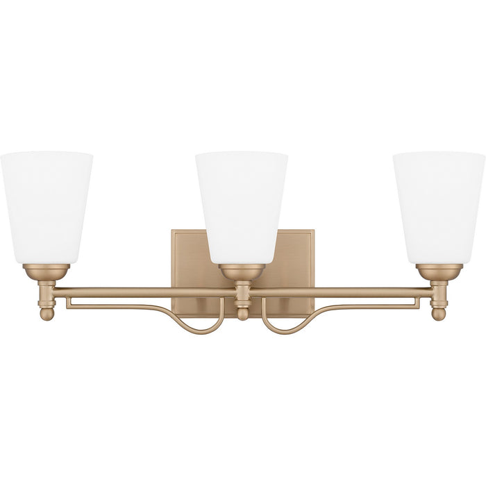 Myhouse Lighting Quoizel - ESR8623BGD - Three Light Bath - Esther - Bronze Gold