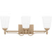 Myhouse Lighting Quoizel - ESR8623BGD - Three Light Bath - Esther - Bronze Gold