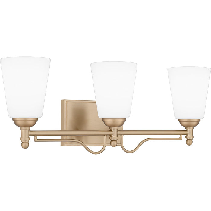 Myhouse Lighting Quoizel - ESR8623BGD - Three Light Bath - Esther - Bronze Gold