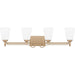 Myhouse Lighting Quoizel - ESR8632BGD - Four Light Bath - Esther - Bronze Gold