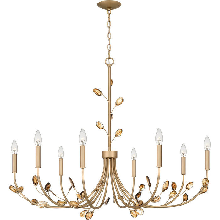 Myhouse Lighting Quoizel - HEI5040BGD - Eight Light Chandelier - Heiress - Bronze Gold