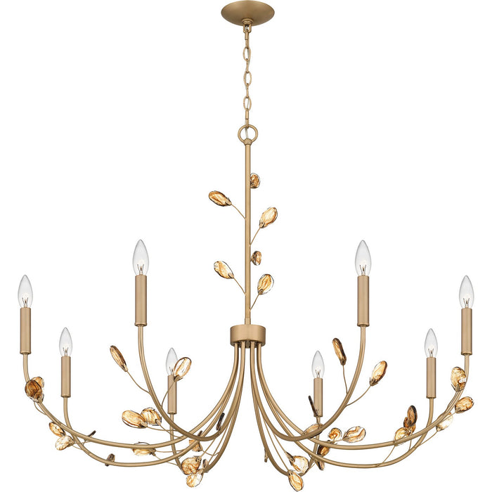 Myhouse Lighting Quoizel - HEI5040BGD - Eight Light Chandelier - Heiress - Bronze Gold