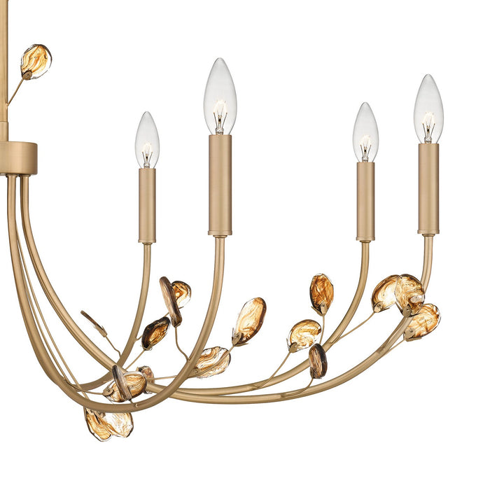 Myhouse Lighting Quoizel - HEI5040BGD - Eight Light Chandelier - Heiress - Bronze Gold