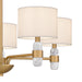 Myhouse Lighting Quoizel - KMB5030BWS - Five Light Chandelier - Kimberly - Brushed Weathered Brass