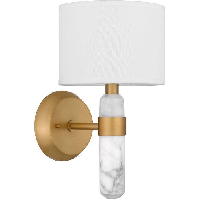 Myhouse Lighting Quoizel - KMB8707BWS - One Light Wall Sconce - Kimberly - Brushed Weathered Brass